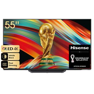 HISENSE 55 A 85 H OLED TV (Flat, 55 Zoll / 139 cm, UHD 4K, VIDAA U6)