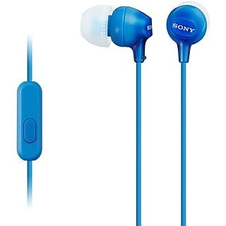 Auriculares botón con cable - SONY MDREX15APLI.CE7, Intraurales, Negro