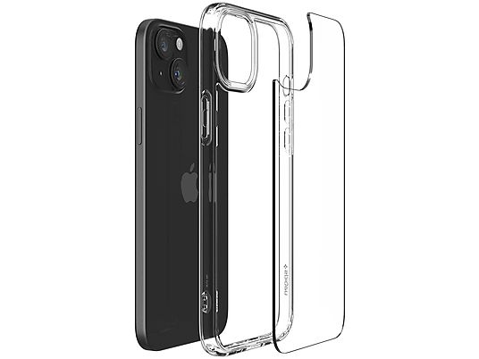 SPIGEN Spigen Ultra Hybrid Backcover Telefoonhoesje voor Apple iPhone 15 Transparant