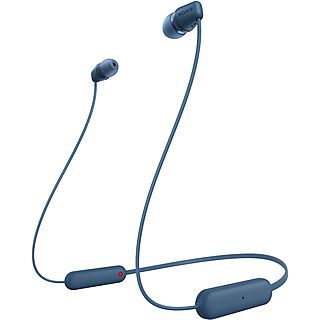 Auriculares deportivos - SONY WIC100L_CE7, Intraurales, Bluetooth, Azul