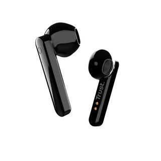 TRUST 23712 PRIMO TOUCH BT EARPHONES BLACK, In-ear Kopfhörer Bluetooth Schwarz