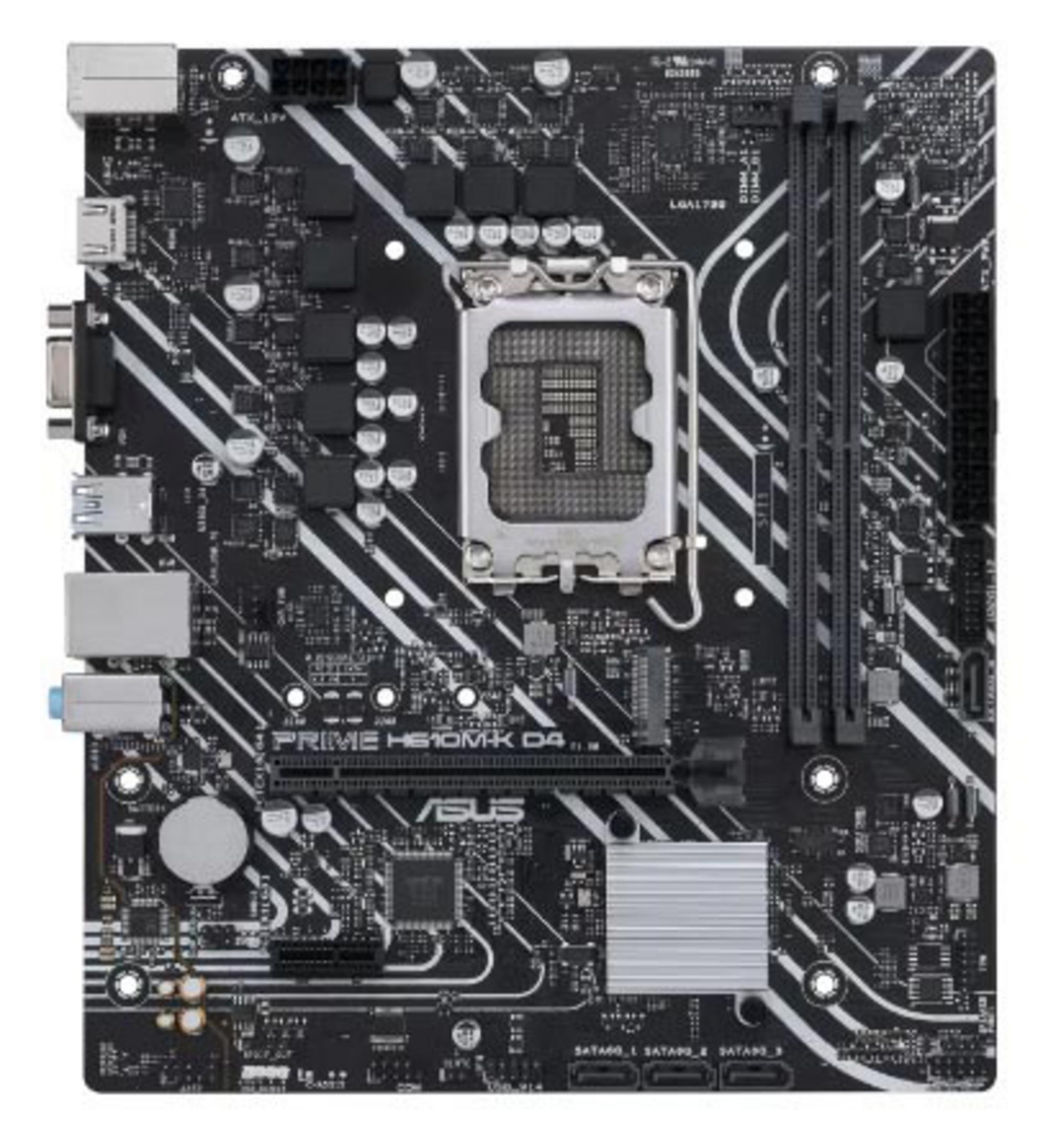 ASUS Prime H610M-K D4 DDR4 3200 DP HDMI M2 USB3.2 Intel H610 DDR4 micro ATX Anakart