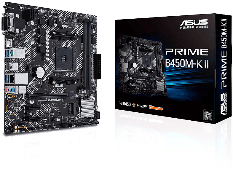 ASUS Prime B450M-K II Moederbord | MediaMarkt