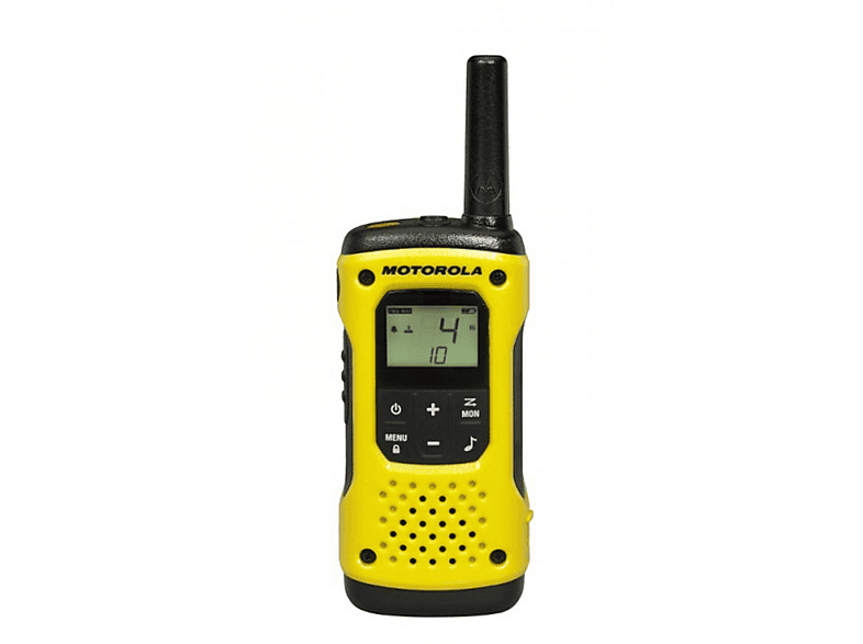 MOTOROLA Motorola T92 H2O Walkie Talkies - tot 10 km bereik Walkie Talkies Zwart, Geel