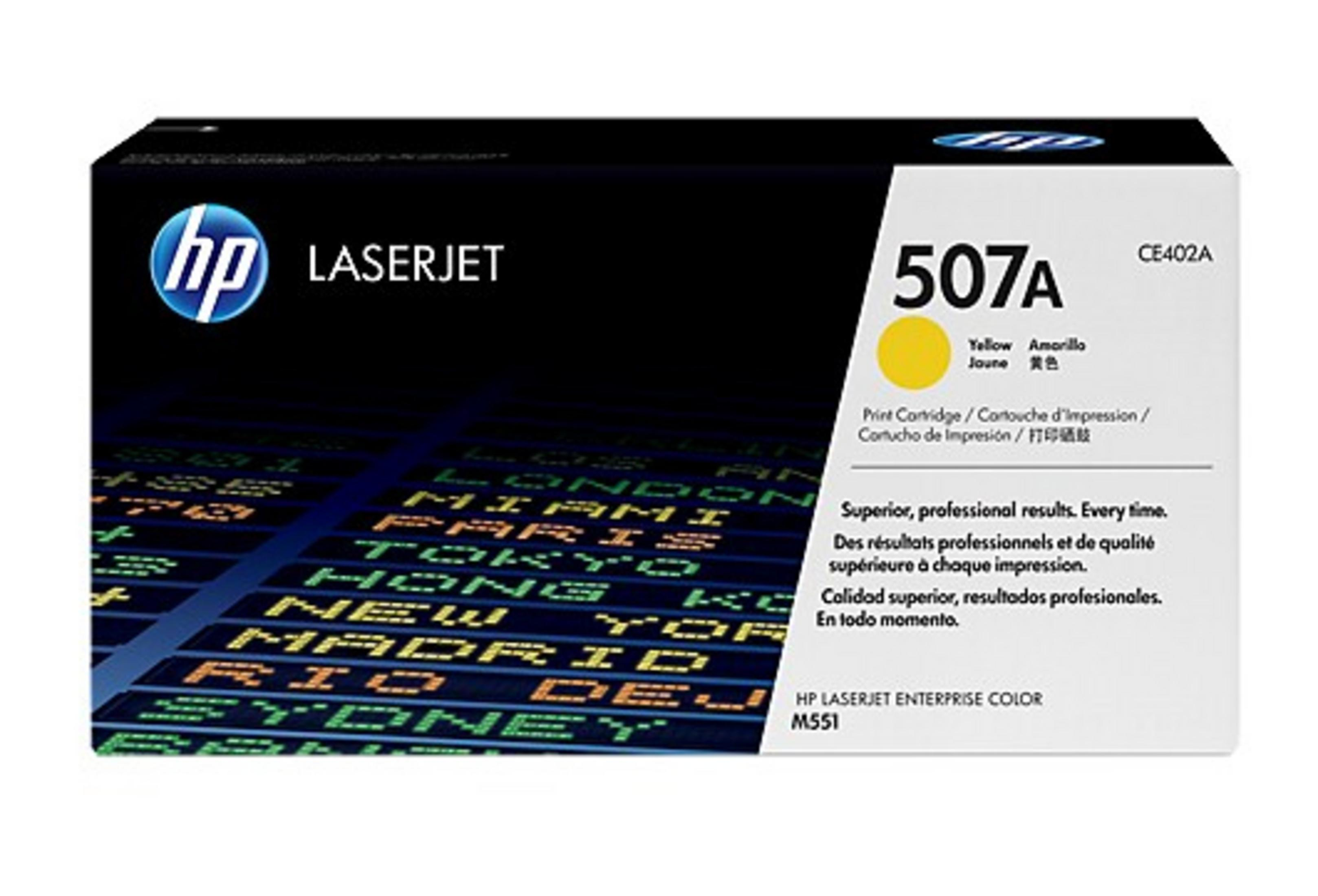 HP 507A Orijinal Lazer baskı Toner Siyah