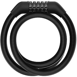 Cable de acero, ABS, aleación de zinc  - Xiaomi Electric Scooter Cable Lock XIAOMI, Negro