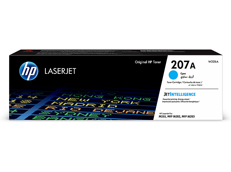 HP W2211A 207A Toner Lazer baskı Cyan