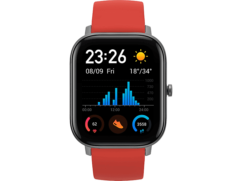 Smartwatch - AMAZFIT Smartwatch Huami Amazfit GTS Red 1.65