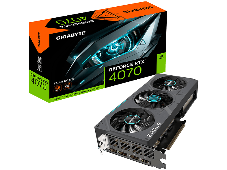 Tarjeta gráfica - GIGABYTE GV-N4070EAGLE OC-12GD