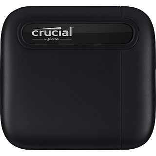 Disco duro SSD externo 1 TB - CRUCIAL Crucial  X6 1000gb Portable Ssd, 2,5 ", SSD, NEGRO