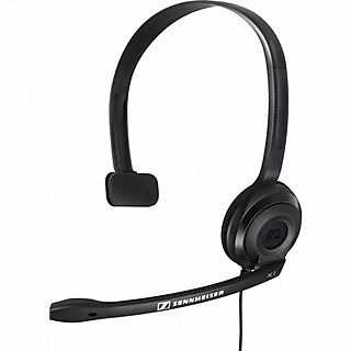 Cascos y Auriculares con Cable - SENNHEISER SENNHEISER PC 2 Chat Black / Auricular Monoaural OnEar con cable, Supraaurales, Negro