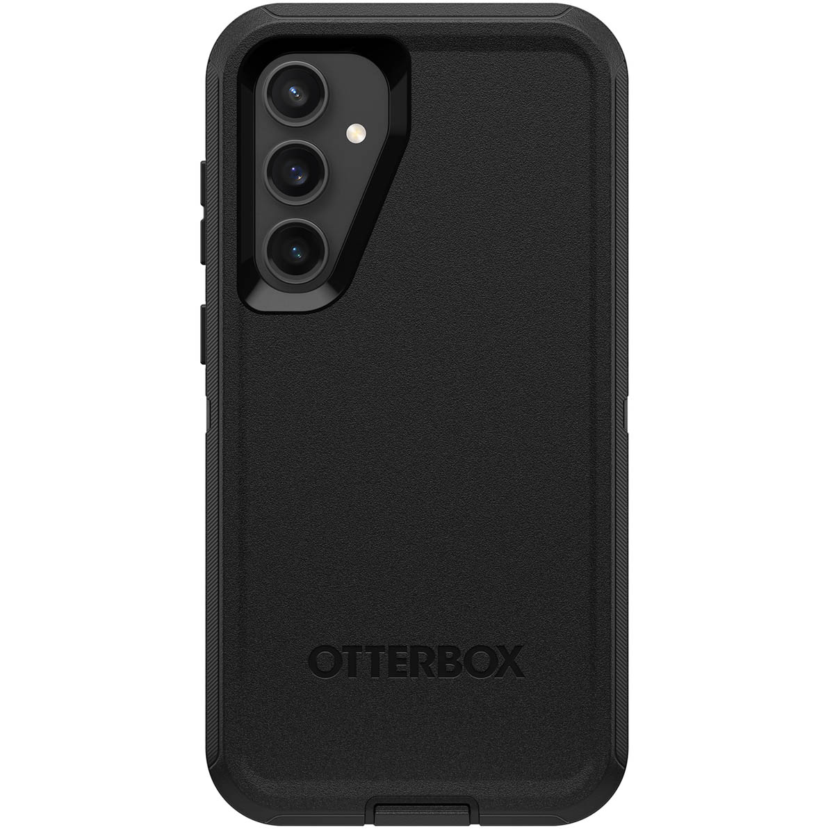 Una custodia nera con logo Otterbox.