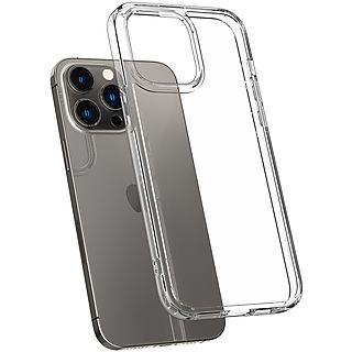 SPIGEN Spigen Crystal Hybrid Backcover Telefoonhoesje voor Apple iPhone 14 Pro Transparant