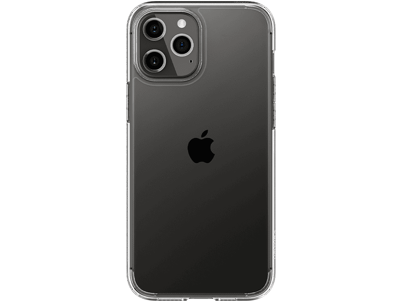 Custodia Morbida Silicone Per IPhone 12 / 12 Pro – Motivo Lupo Nero, TPU Antiurto