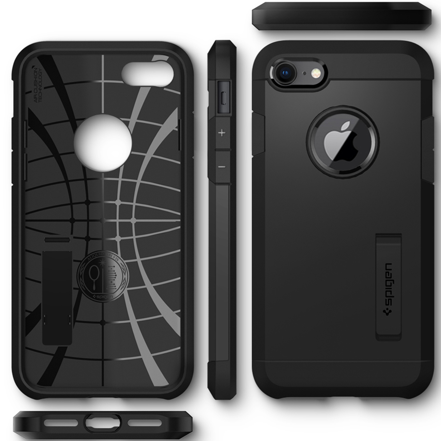 Etui na telefon komórkowy SPIGEN Tough Armor Czarny