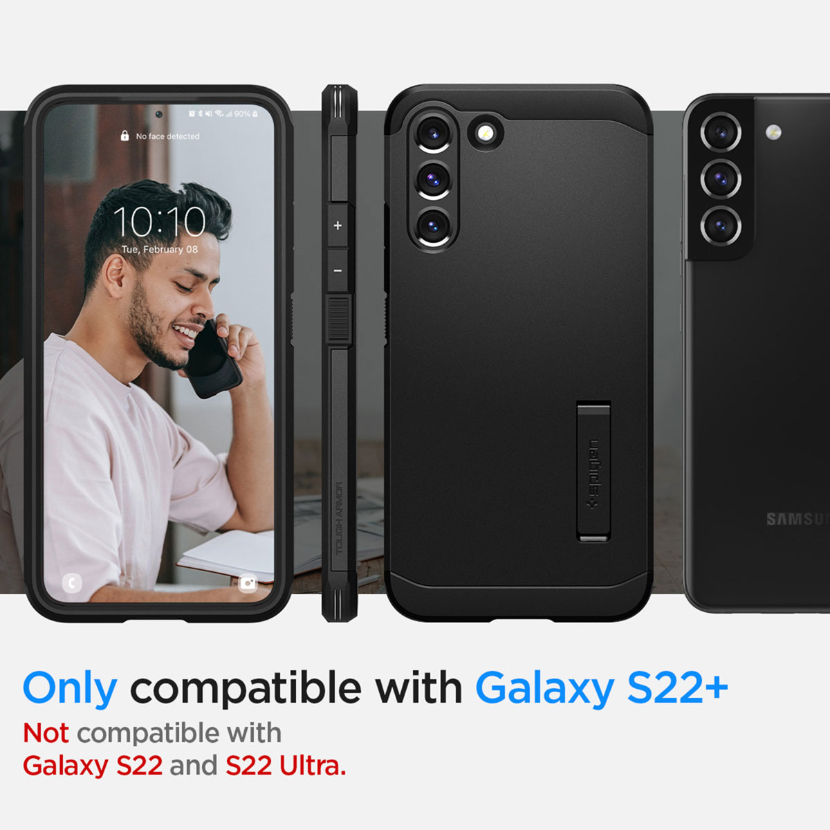 Etui na telefon komórkowy SPIGEN Tough Armor Czarny