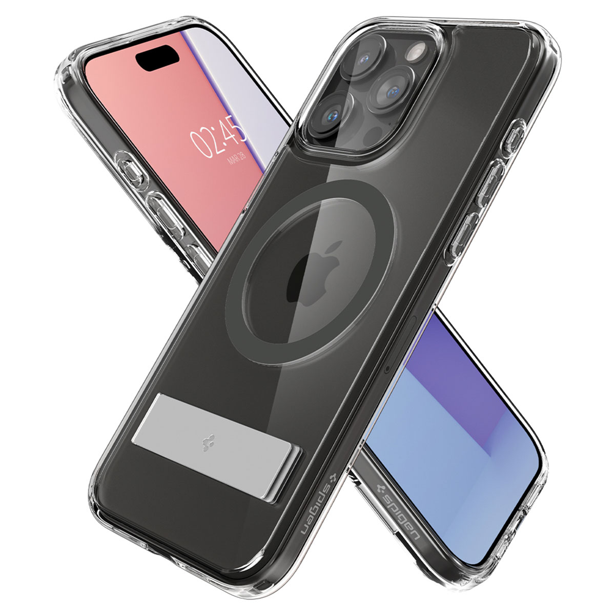 Etui na telefon komórkowy SPIGEN ACS06723 Grafitowy