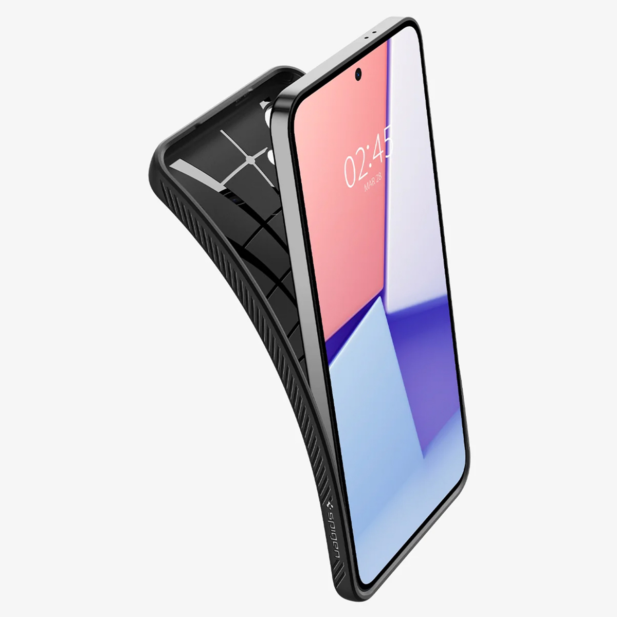 Etui na telefon komórkowy SPIGEN Liquid Air Czarny