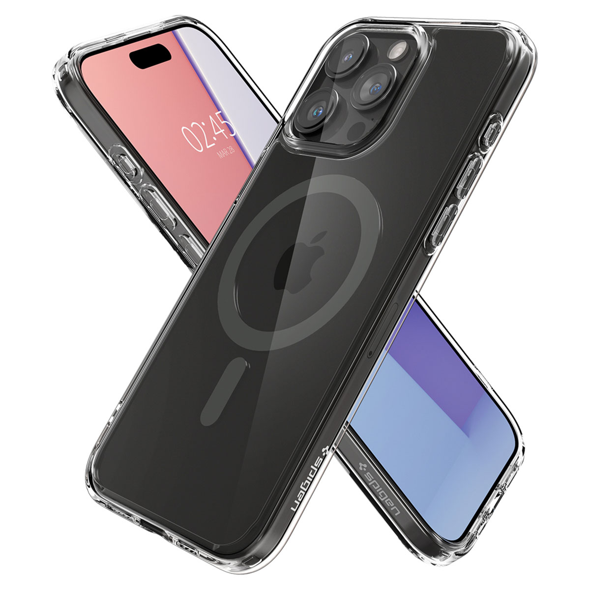 Etui na telefon komórkowy SPIGEN ACS06716 Grafitowy