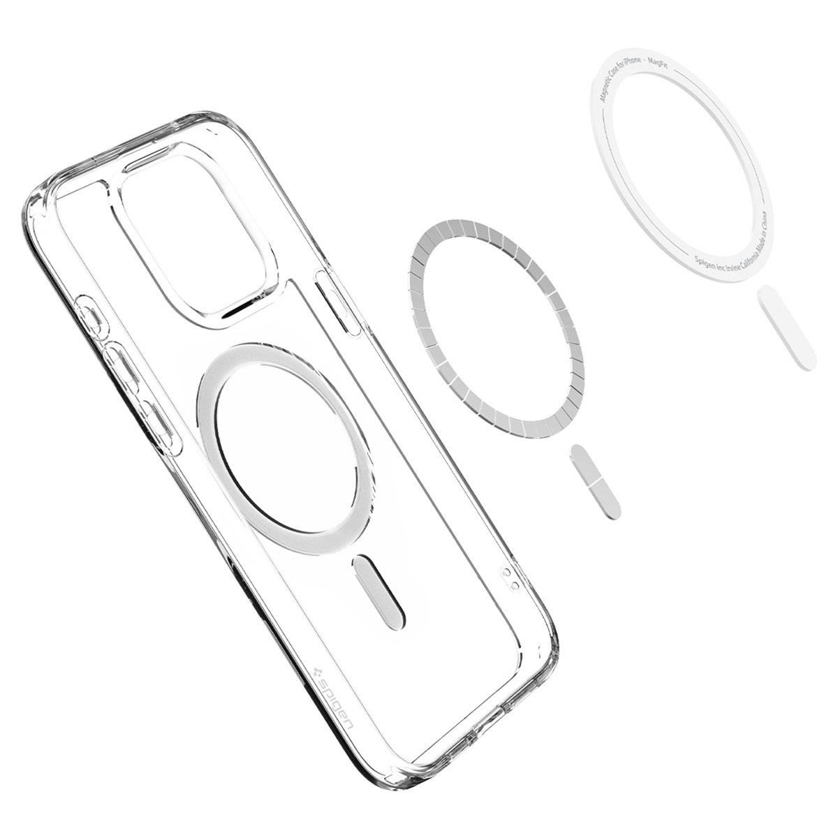 Etui na telefon komórkowy SPIGEN ACS06716 Grafitowy