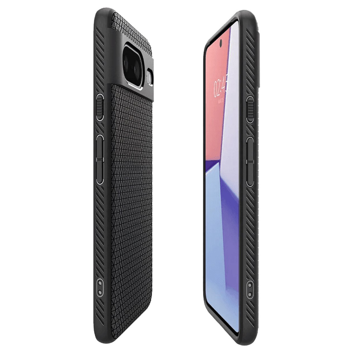 Etui na telefon komórkowy SPIGEN Liquid Air Czarny