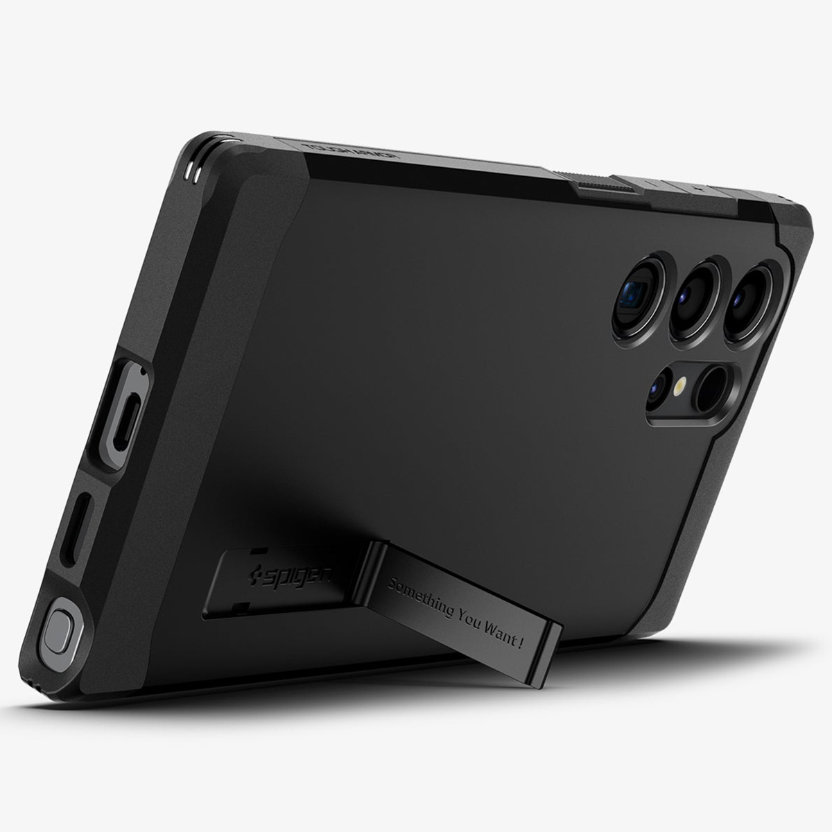 Etui na telefon komórkowy SPIGEN Tough Armor Czarny