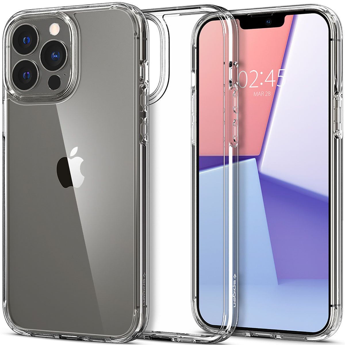Etui - plecki SPIGEN ULTRA HYBRID FOR IPHONE 13 PRO Przezroczysty