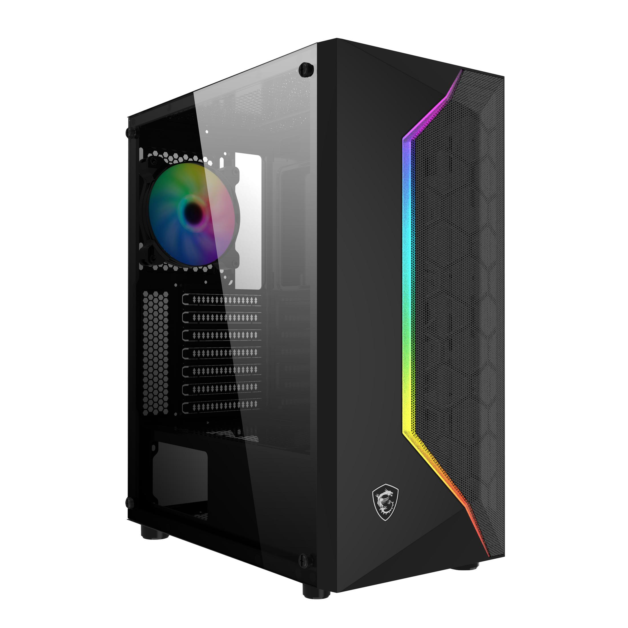 MSI Mag Vampiric 100R Temperli Cam RGB Fanlı