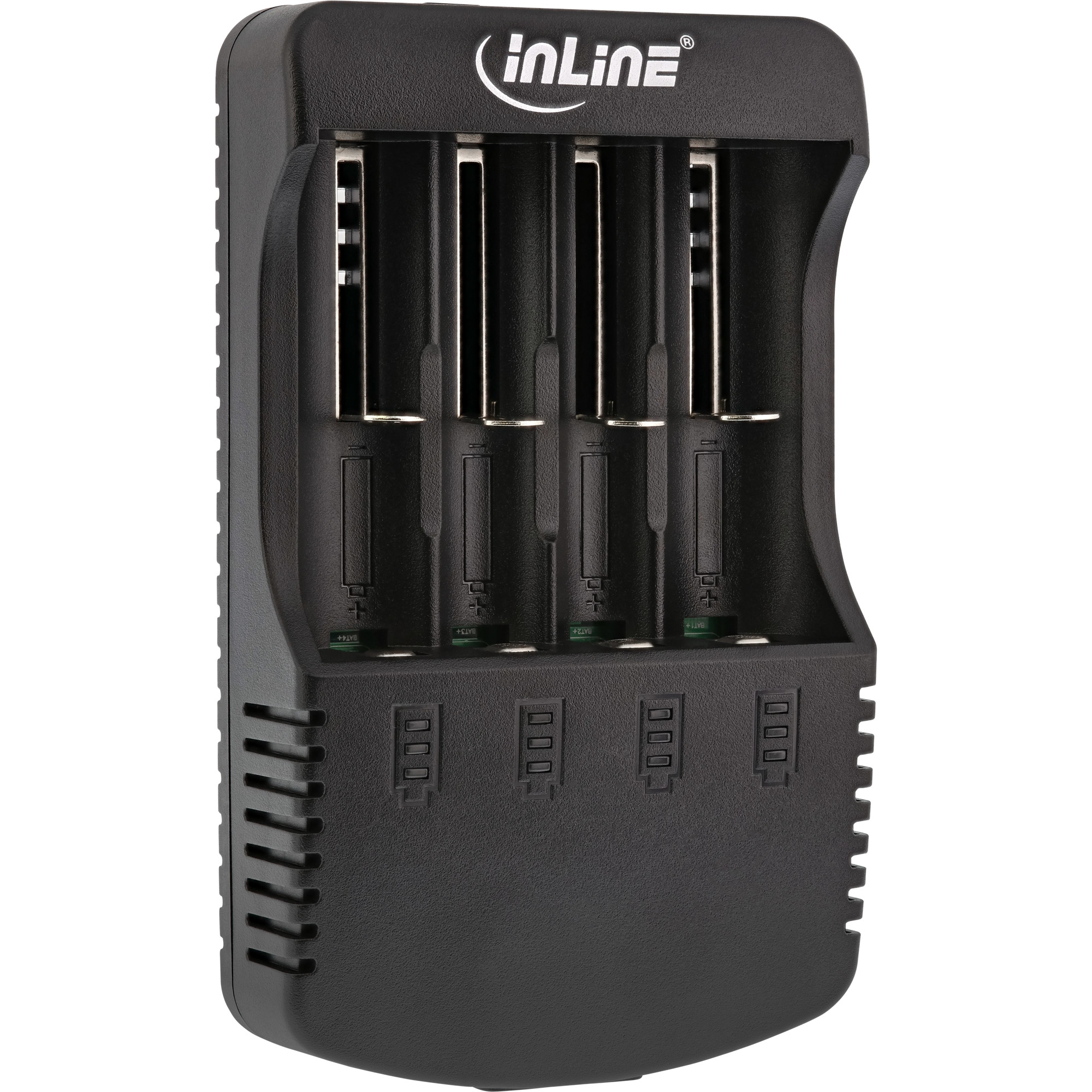 INLINE InLine® Ladegerät für Lithium und NiCd+NiMH Strom / Energie / Licht Akku-Ladegeräte Akku-Ladegeräte Viele, 1, White
