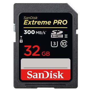 SANDISK SDSDXPK-032G-GN4IN SDHC EXTR.PRO 32GB UHS-II, SDHC Speicherkarte, 32 GB, 300 MB/s