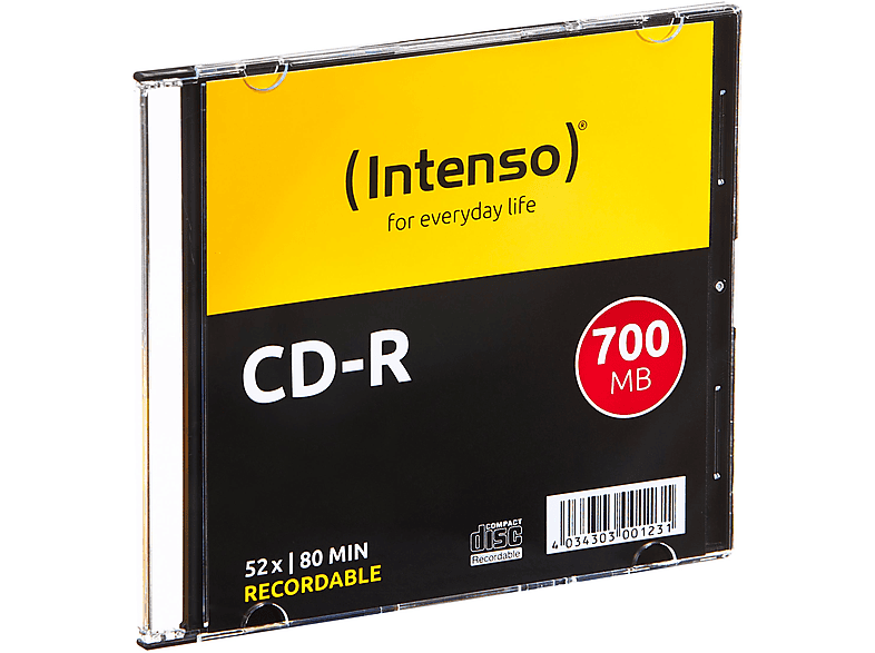 INTENSO 1001622 CD-R 80 10ER SLIMCASE CD-R Rohlinge | SATURN