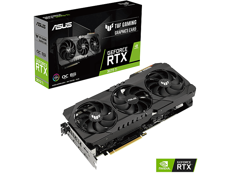 Tarjeta gráfica - ASUS TUF Gaming GeForce RTX 3070 Ti OC Edition