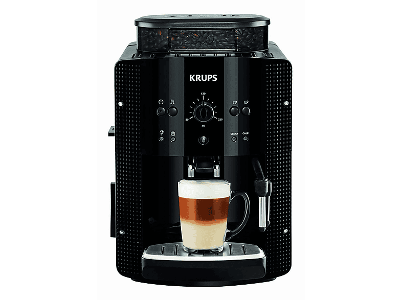 KRUPS EA 8108 SCHWARZ Kaffeevollautomat Schwarz
