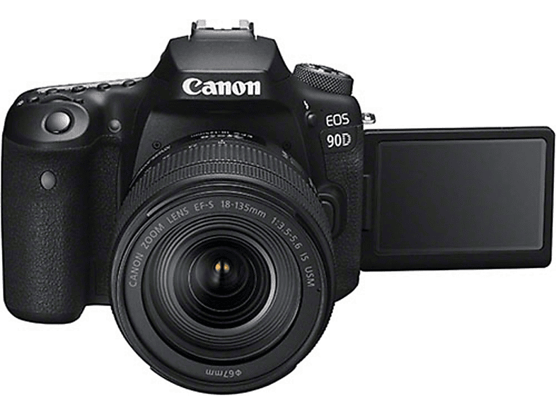 デジタルカメラ Canon EOS 90D EF-S 18-135mm IS USM Kit CANON EOS 90 D 18-135 U EU26 Spiegelreflexkamera, 32,5 Megapixel