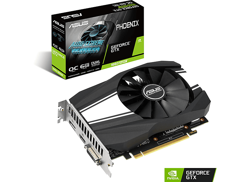 Tarjeta gráfica - ASUS ASUS Phoenix PH-GTX1660S-O6G NVIDIA GeForce GTX 1660 SUPER 6 GB GDDR6