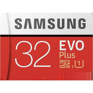 SAMSUNG MB-MC32GA-EU 32GB MICROSD EVO PLUS, Mini-SDHC Micro-SDHC Speicherkarte, 32 GB, 95 MB/s