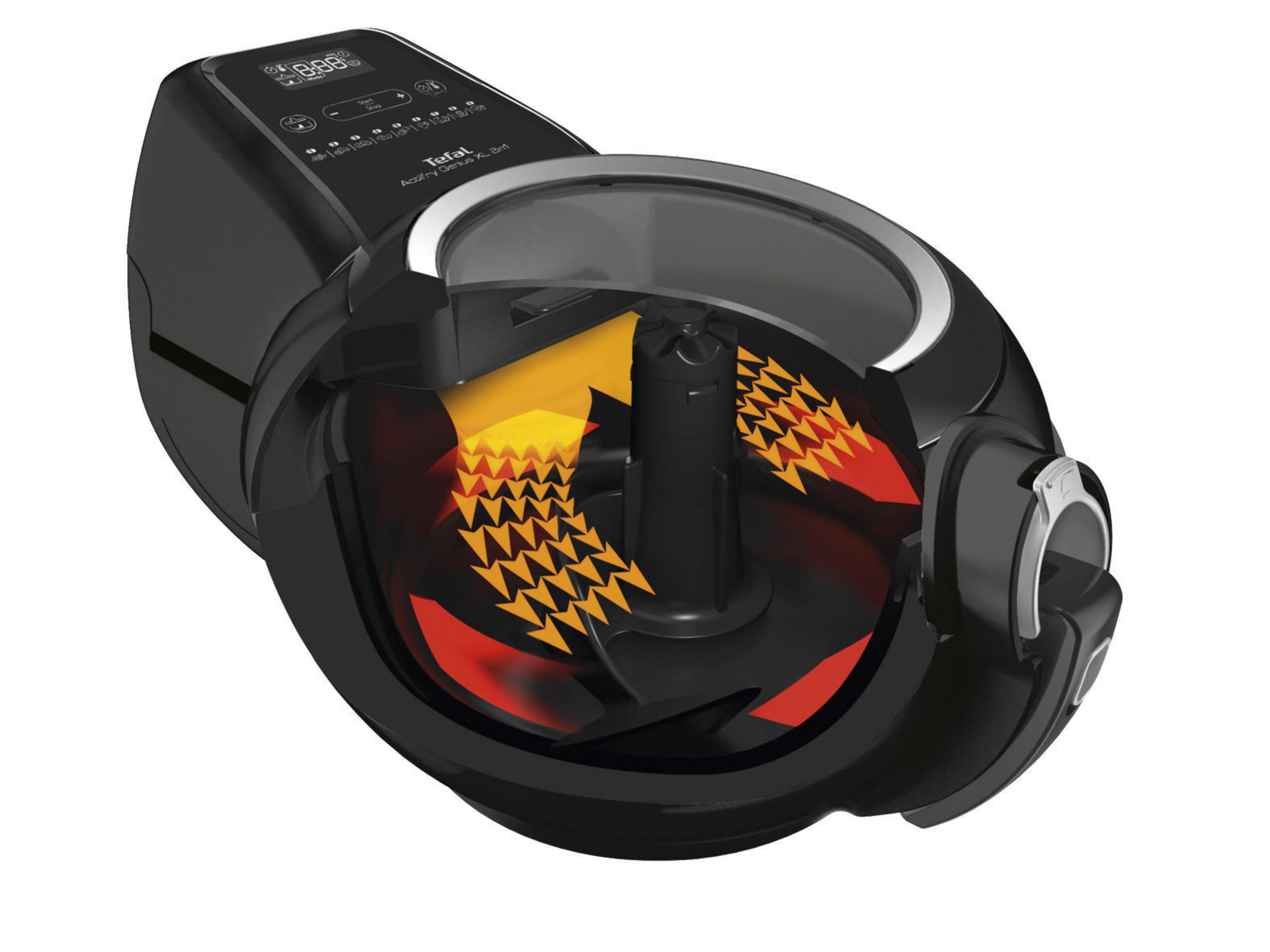 TEFAL YV 970815 ACTIFRY GENIUS 2IN1 BLACK Heißluftfritteuse 1500 