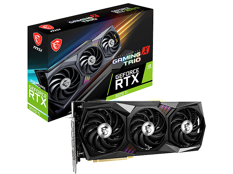 Tarjeta gráfica - MSI MSI GeForce RTX 3070 Ti GAMING X TRIO 8G NVIDIA 8 GB GDDR6X