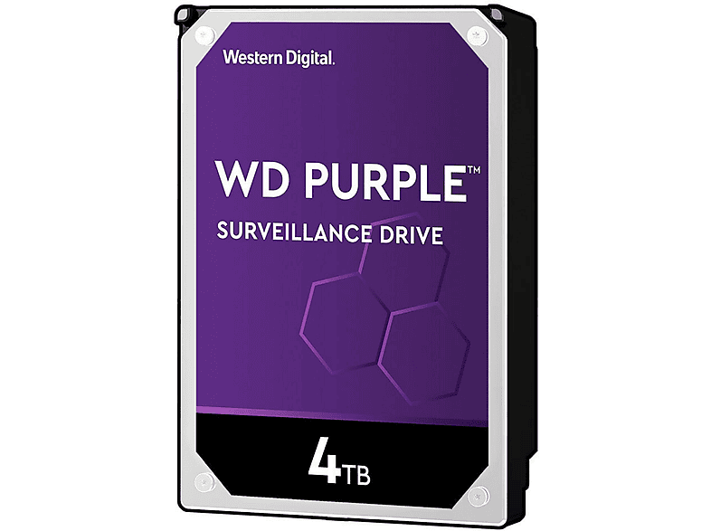 WD WD40PURZ 4TB PURPLE BULK NEU, 4 TB, HDD, 3,5 Zoll, intern