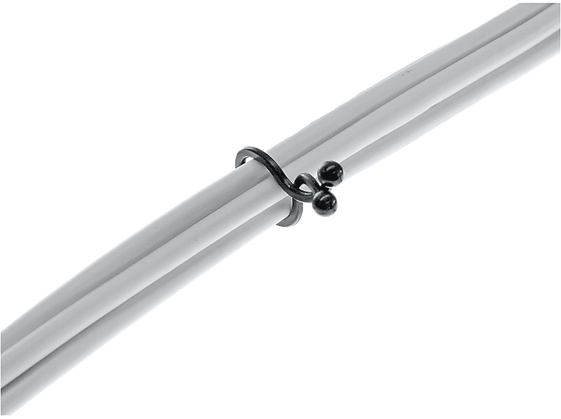 100x14cm Lang Doppelschleife Metalldraht Kabelbinder Stahl Twist
