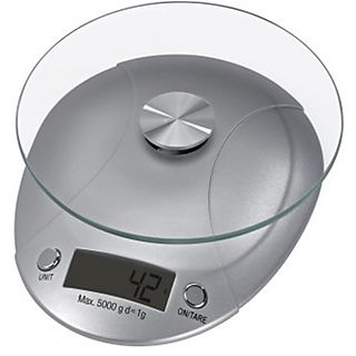 Balanza de cocina - XAVAX 00106993, 5 kg, Plata