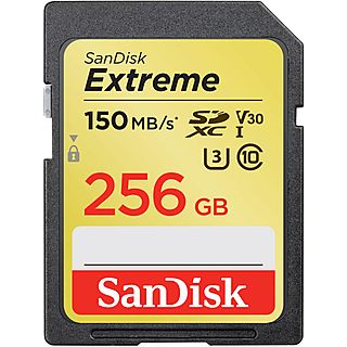 Tarjeta SDXC 256 GB - SANDISK Exrteme 256 GB