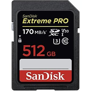 Tarjeta MicroSDXC 512 GB - SANDISK 183533