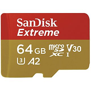 Tarjeta MicroSDXC 64 GB - SANDISK SDSQXA2-064G-GN6AA