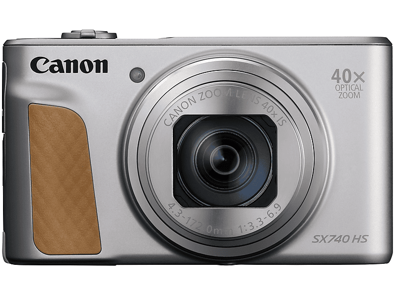 CANON POWERSHOT SX 740 HS Digitalkamera Silber, 40fach opt. Zoom