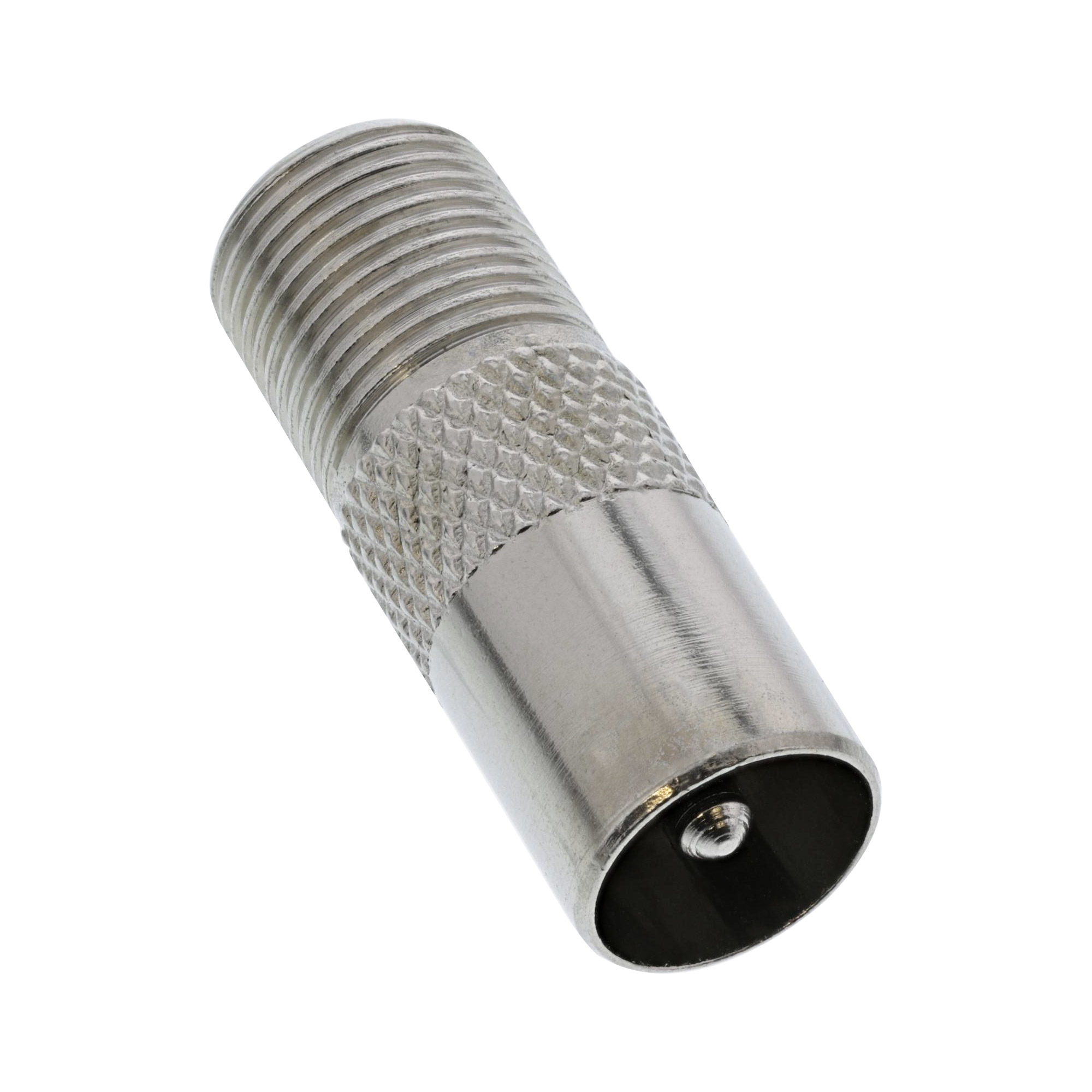 INLINE InLine® Koaxial Adapter, IEC- Stecker (Antenne) auf F-Buchse Installation / Reinigung Bauteile / / TV / Sat / Antennen