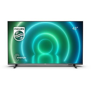 TV LED 43" - PHILIPS 43PUS7906/12, UHD 4K, DVB-T2 (H.265), licenciado, Gris