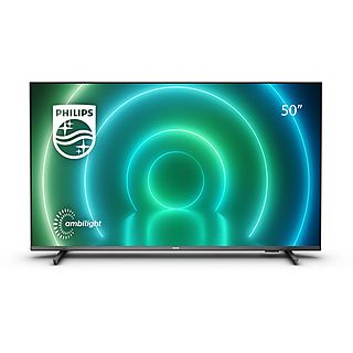 TV LED 50" - PHILIPS 50PUS7906/12, UHD 4K, DVB-T2 (H.265), licenciado, Gris