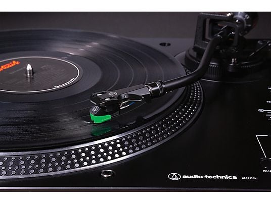Tocadiscos  - AT-LP120XUSBBK AUDIO-TECHNICA, USB 1.1, 33-1/3 RPM, 45 RPM, 78 RPM, Negro
