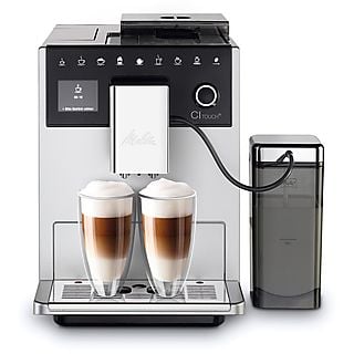 Cafetera automática - MELITTA F630-101, 15 bar, 1400 W, Plata